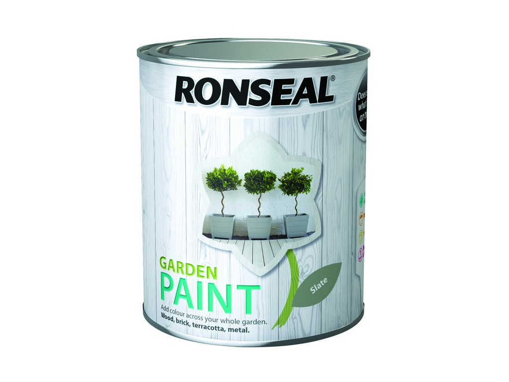 Ronseal Garden Paint - Slate 750ml